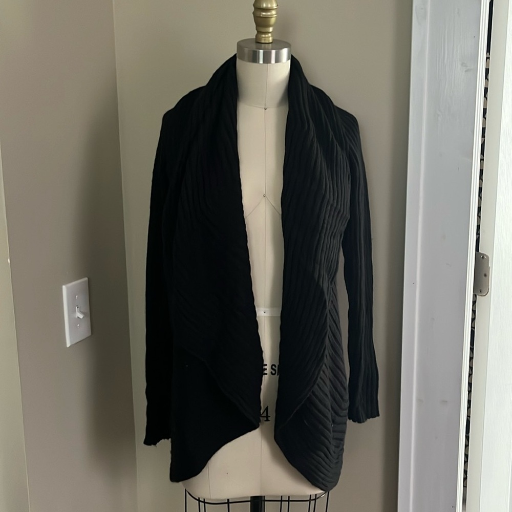 Alpaca and silk multiway cardigan